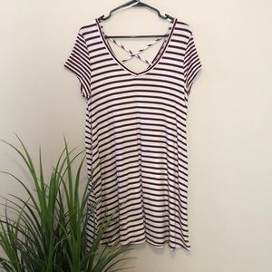 Striped T-Shirt Dress